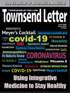 Cover image of June 2020 Townsend Letter Covid-19 issue.