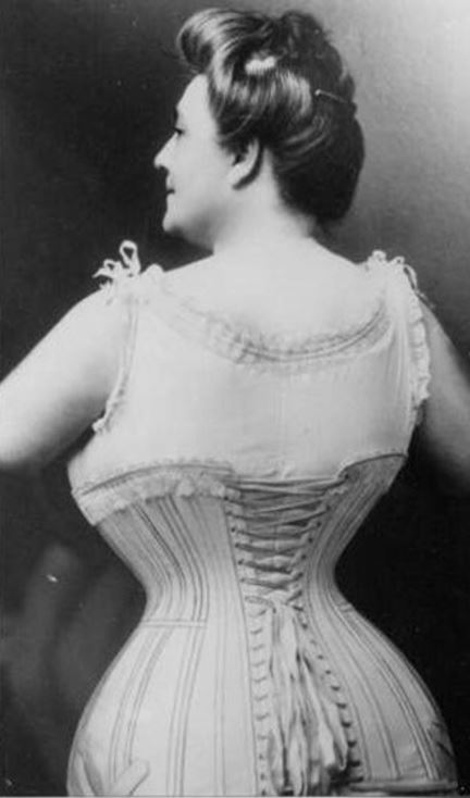 Image of woman in corset.